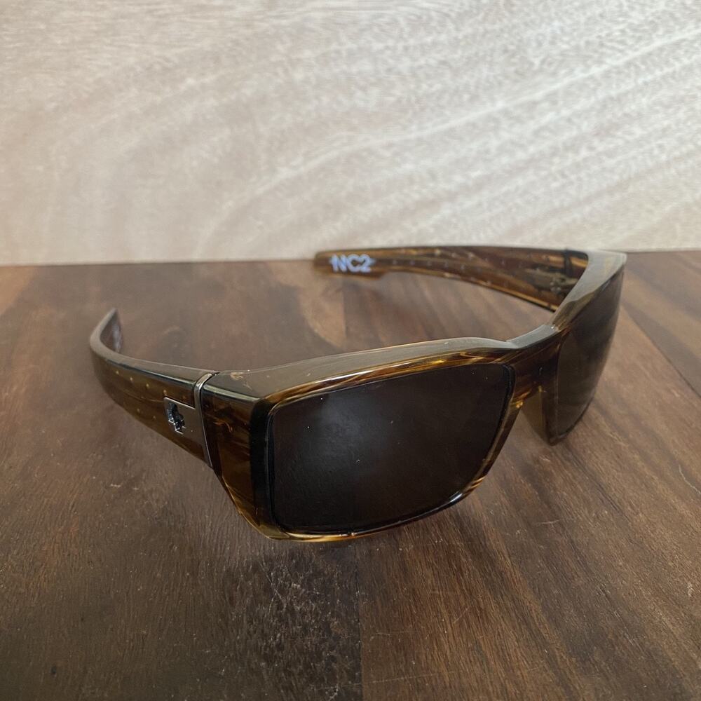 Spy Optic MC2 Sunglasses Brown Italy Made Vintage